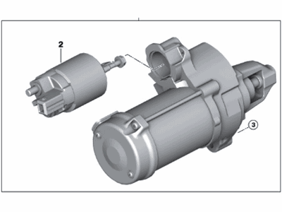 2014 BMW Alpina B7L Starter - 12417612815