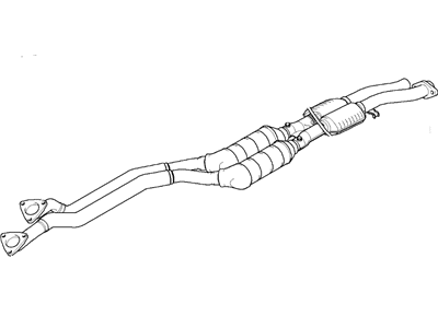 BMW 328i Catalytic Converter - 18301744162