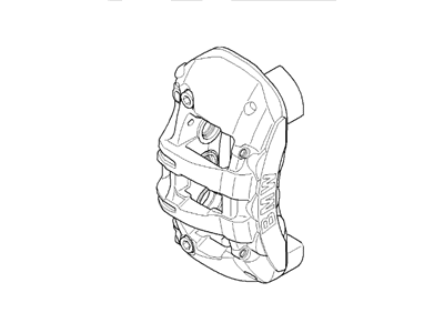 2012 BMW 135i Brake Caliper - 34106860143