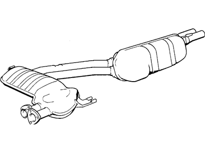 1986 BMW 635CSi Exhaust Resonator - 18101712903