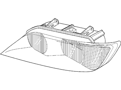 1999 BMW Z3 M Headlight - 63128386047