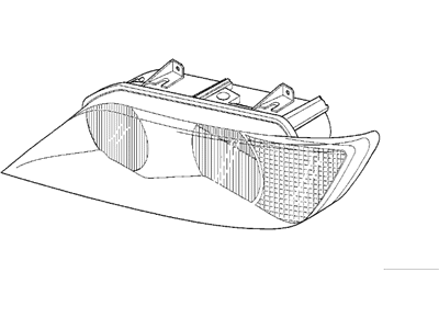 BMW Z3 M Headlight - 63128386048