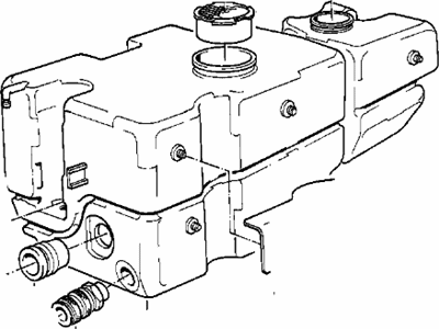 1994 BMW 740iL Washer Reservoir - 61678350931