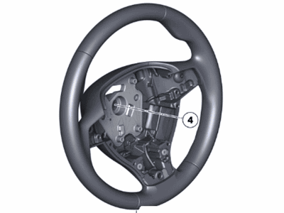 BMW 550i GT Steering Wheel - 32336867291