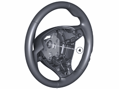 BMW 550i GT xDrive Steering Wheel - 32336867288