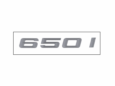 BMW 650i Emblem - 51147227526