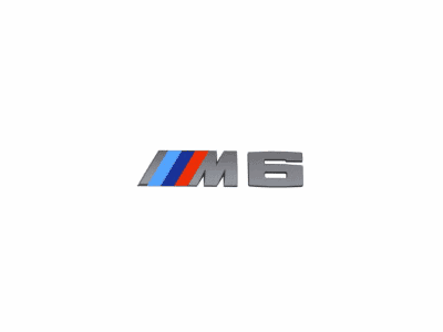 2012 BMW M6 Emblem - 51148050518