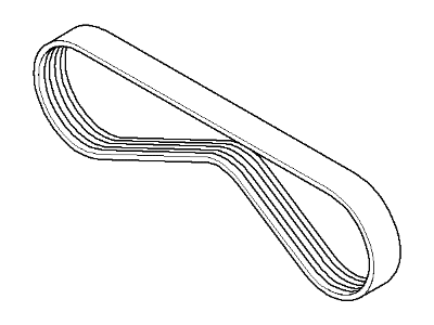 BMW 760Li Drive Belt - 11287559454