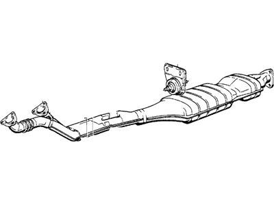 1984 BMW 528e Catalytic Converter - 11761276817