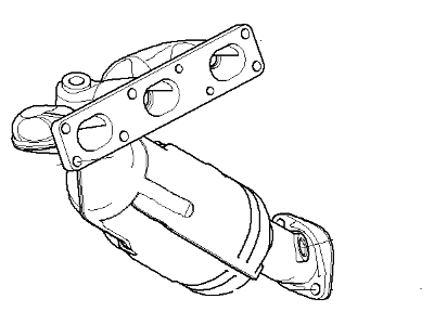 BMW X3 Exhaust Manifold - 18407521826