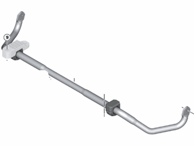 BMW 31306873477 Stabilizer Front With Rubber Mounting