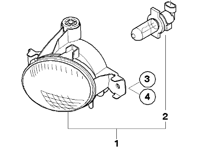 2008 BMW 128i Fog Light - 63176924655