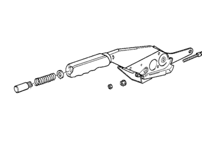 BMW 34411159326 Leather Handbrake Lever