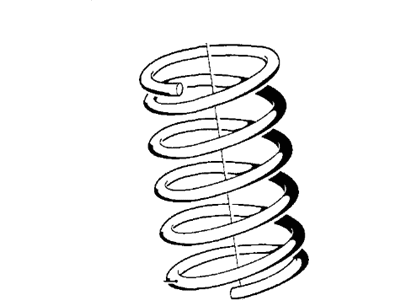 BMW 3.0S Coil Springs - 31331112869