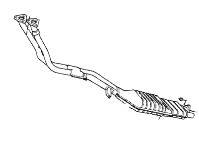 BMW 325ix Catalytic Converter - 11761716748