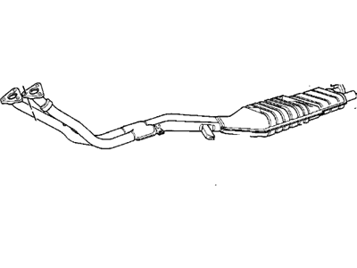 1990 BMW 325is Catalytic Converter - 11761716744