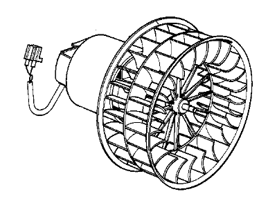 1994 BMW 325is Blower Motor - 64118390434