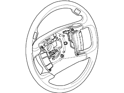 2005 BMW 745Li Steering Wheel - 32346761748