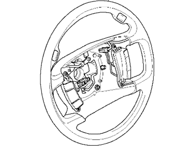 2005 BMW 745i Steering Wheel - 32346761773