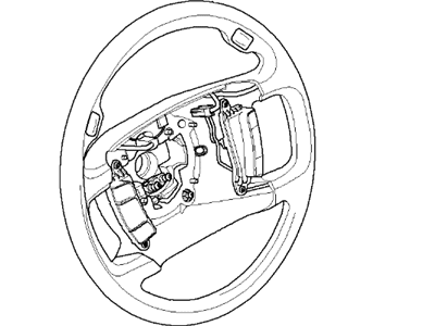 2004 BMW 745Li Steering Wheel - 32346761755