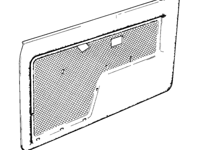 BMW 51411937353 Door Lining Vynil Left