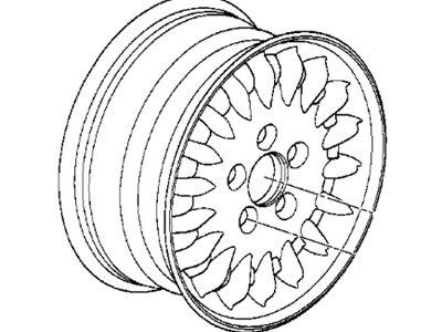 BMW 328is Alloy Wheels - 36111180069