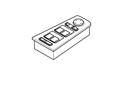 BMW 760i Window Switch - 61316917104