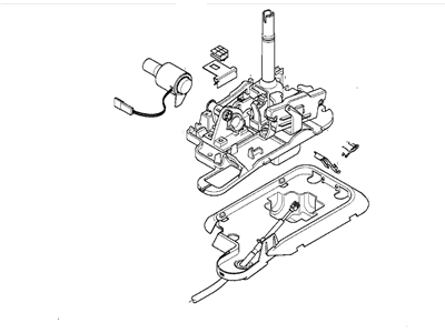 BMW 740i Automatic Transmission Shifter - 25161422557