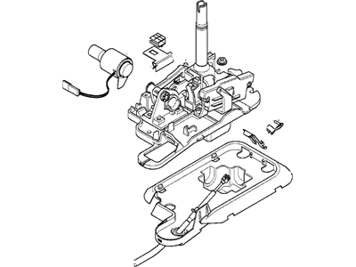 BMW 850Ci Automatic Transmission Shifter - 25161422273