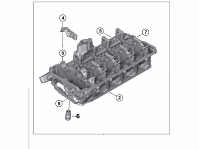 BMW X6 M Cylinder Head - 11127586179