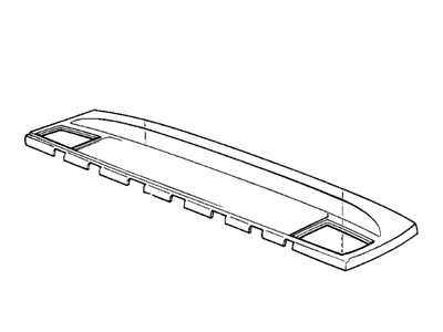 BMW 51462235225 Rear Window Shelf