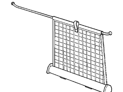 BMW 51478133391 Left Netted Blind