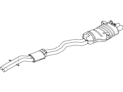 2002 BMW 325Ci Exhaust Pipe - 18107504173