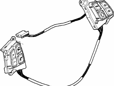 BMW 323i Cruise Control Switch - 61319123286