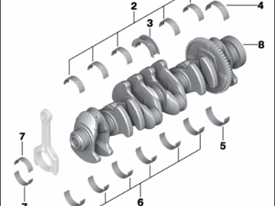 BMW 328xi Crankshaft - 11210420720