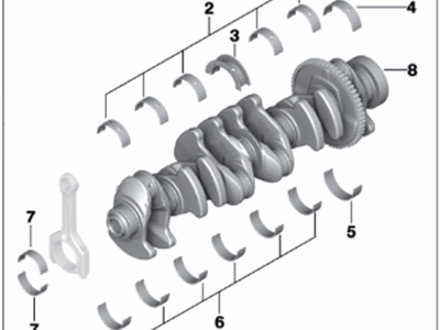 BMW X6 Crankshaft - 11217599501