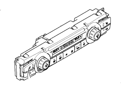 2010 BMW X5 M A/C Switch - 64119310449