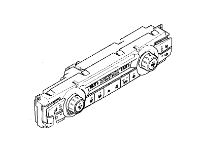 2007 BMW X5 Blower Control Switches - 64119219972