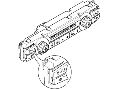 2008 BMW X6 A/C Switch - 64119234336