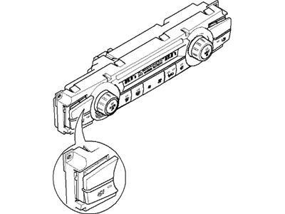 2007 BMW X5 Blower Control Switches - 64119262778