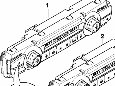 BMW 64119262780 Control Unit, Automatic Air Conditioner., High