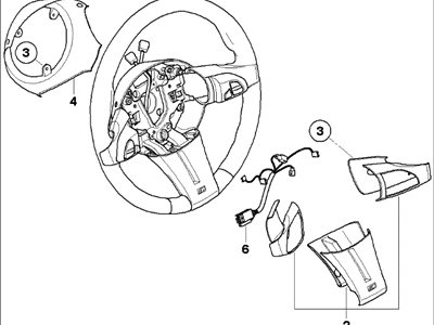 2006 BMW Z4 M Steering Wheel - 32307836820