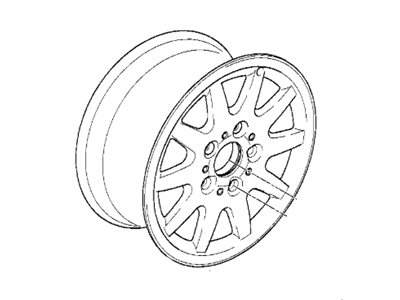 BMW 318ti Alloy Wheels - 36111182607