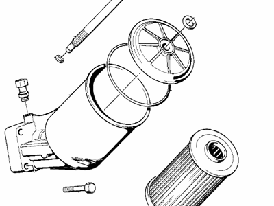 BMW 11421708350 Oil Filter With Oil Cooler Connection