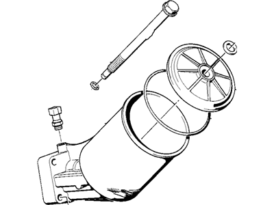 BMW 11421713345 Oil Filter With Oil Cooler Connection