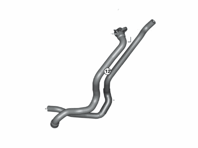 2009 BMW X6 Cooling Hose - 11537580585