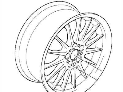BMW Alloy Wheels - 36111095340