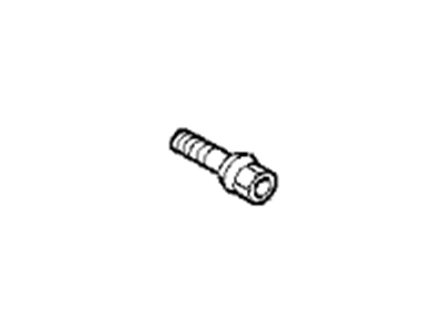 BMW 36131095390 Wheel Bolt Black