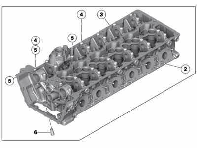 2015 BMW 760Li Cylinder Head - 11127587589