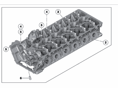 2013 BMW 760Li Cylinder Head - 11122459290